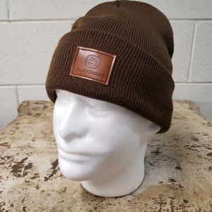 John Deere Knit OS Beanie Cap Brown